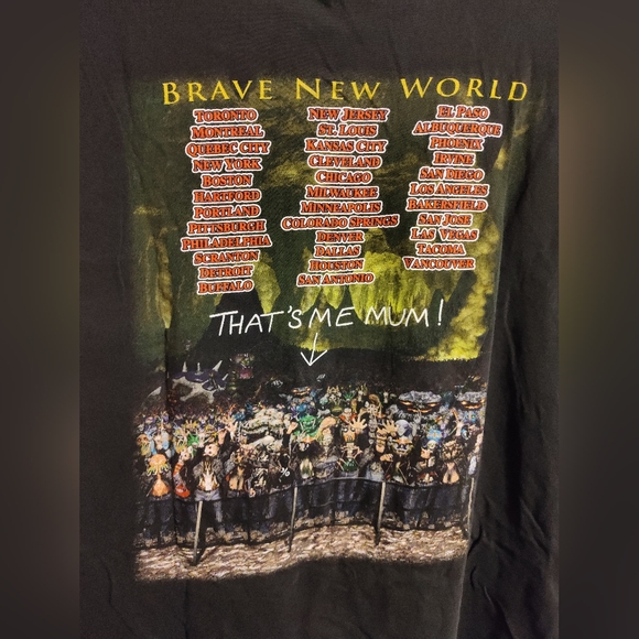 Iron Maiden Tour Shirt - Picture 7 of 14